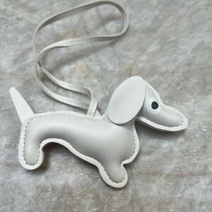 Adorable White Plush Dog Toy